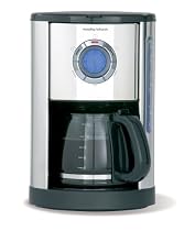 Morphy Richards 47078 Coffee Maker with Digital Timer, 12 Cups (Stainless Steel)