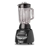 Black & Decker BL10450HB Crush Master 10-Speed Blender with 42-Ounce Glass Jar, Black