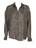 Giada Forte Mantero womens silk floral button blouse