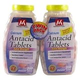 Member's Mark - Antacid Tablets 750 mg, 400 Chewable Tablets, Assorted Berry Flavors, Twin Pack