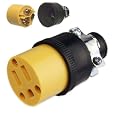 Heavy-Duty 3-Prong Replacement Female Electrical Plug