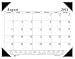 House of Doolittle 17 Month Economy Academic Refillable Desk Pad Calendar, August 2011 to December 2012, 22 x 17 Inch, Recycled, Made in the USA (HOD128)