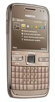 Nokia E72 topaz brown (GPS, MP3, WLAN, Bluetooth, Kamera mit 5 MP, Ovi Karten) Smartphone
