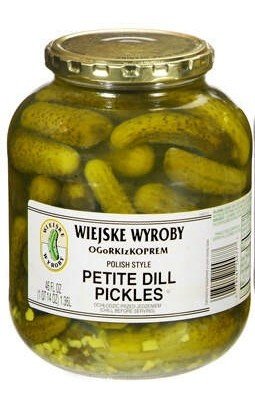 Dill Pickles - Petite Polish Style - 46 ounces by Wiejske Wyroby