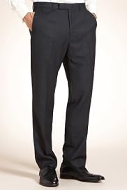 Machine Washable & Tumble Dry Straight Leg Trousers with Wool [T15-1052-S]