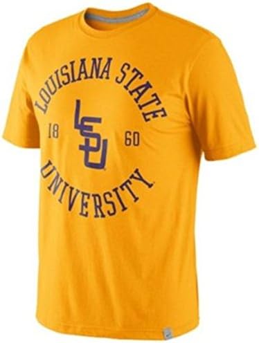 LSU Tigers Rewind Football Tri-Blend Gold T-Shirt (Small )