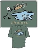 Golf Pond - Life is Crap 100% Cotton Short Sleeve T-shirt