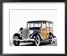 1933 Ford Deluxe V-8 Station Wagon Framed Art Poster Print, 22x18