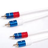 Kabellager24 Premium Audio Cinch Kabel 2x Stecker zu 2x Stecker 0,5 Metervon "Kabellager24"