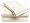 DKNY Pure Handkerchief 180-Thread-Count Queen Fitted Sheet, Ivory
