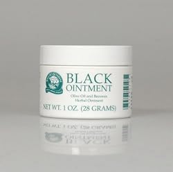 Nature's Sunshine Black Ointment Olive Oil and Beeswax Herbal Ointment 1 Oz. Jar