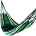 Deluxe Mayan Hammock - Green and Green Stripe