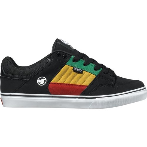 DVS Men's Ignition CT,Black/Rasta,9.5 D (M) US On Sale