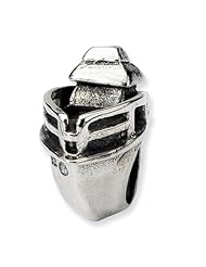 Sterling Silver Boat Charm Bead Fits Pandora Chamilia Biagi Bracelet
