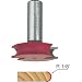 Freud 99-018 Beading Router Bit for Canoe Joint with 1/2-Inch Shank