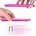 Nouske iPhone 6 Plus/ 6s Plus 5.5 inch Flip Folio Wallet Stand up Credit Card Holder Leather Case Cover Holster/Magnetic Closure/TPU bumper/360 Full Body Protection, Hot Pink