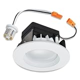 Halo Recessed RL406830WH 4-Inch All-Purpose LED Retrofit Module Trim