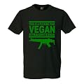 Vegan Weapon T-Shirt Straight Edge, Hardcore, Punk, Gem�se, XXX"Schwarz"