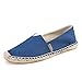 Alexis Leroy 2015 Women's Original Classic Stripe Canvas Flat Espadrilles Dark Blue 38 M EU / 7-7.5 B(M) US