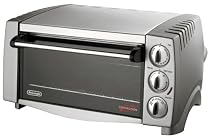 DeLonghi EO1258 6-Slice 1/2-Cubic-Foot Turbo Convection Oven, Stainless Steel