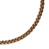 Carolyn Pollack Bronze Braided Adjustable 17 Leather Cord Necklace