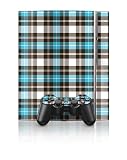 Playstation 3 Skins and Matching (Ps3) Controller Skin Turquoise Plaid
