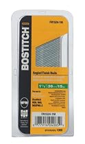 Bostitch FN1524-1M 1-1/2-Inch 15-Gauge FN Style Angled Finish Nails, 1000-Qty.