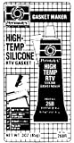 Permatex 81160 #26 Hi Temp Red  RTV Silicone Gasket Maker, 3 oz. Tube