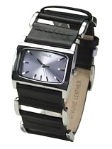 Bench BC0025BK Ladies Watch with Black Strap and Metal Links
