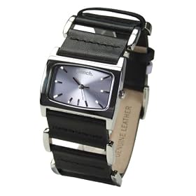 Bench BC0025BK Ladies Watch with Black Strap and Metal Links