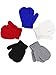 Boao 5 Pairs Stretch Full Finger Mittens Knitted Gloves Winter Warm Kid Gloves for Baby Boys and Girls Supplies (Color Set 1, 1-4 Years Size)