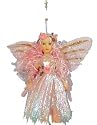 Miniature Hanging Porcelain Fairy Doll Collectable Figurine Ornaments With Different Colored Hair 3.5" Set Of 6
