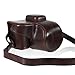 ZuGadgets [3 colors available] Dark Brown Premium PU Leather Camera Case Cover Bag for Nikon 1 V2 with Shoulder Strap (4487-1)