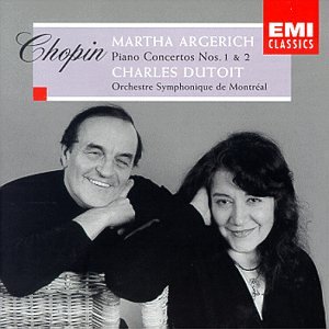 CD-Charts  Music : Chopin: Piano Concertos nos. 1 & 2 / Dutoit, Argerich