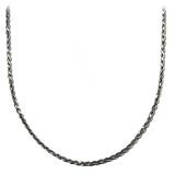 Sterling Silver 2mm Diamond-Cut Rope Chain Necklace, 16
