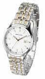 Pierre Cardin Gents Two Tone Bracelet  White Dial and Date Feature Watch