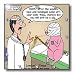 A Pig Is Still A Pig After Cosmetic Surgery - 10x10 Wall Clock
