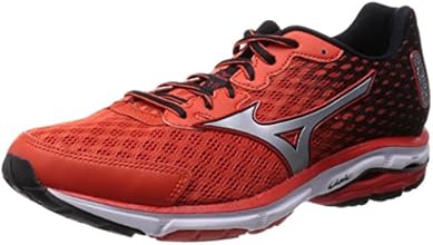 [ミズノ] Mizuno WAVE RIDER 18 [メンズ] J1GC1503 07 (オレンジｘシルバーｘブラック/250)