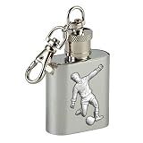 Review Sterling & Classic SC1022 / Footballer 1oz Keyring Stainless Steel Hip Flask