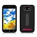 Aimo Wireless Progressive Guerilla Armor Case with Built-in Kickstand for BLU Studio 5.5 D610A - Retail Packaging - Black