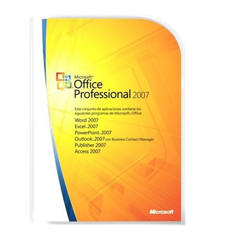 Microsoft Office Professional 2007 Win32 SPANISH UPGRADE