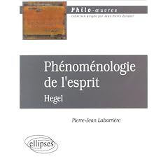 Ph�nom�nologie de l'esprit: Hegel
