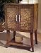 Crushed Cogon Flower Veneer Wine Cabinet