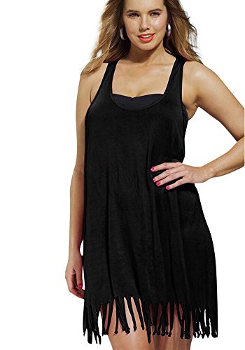 Poulax Women Casual Beach Wear Bikini Summer Swimsuit Cover Up/Tank Dress(FBA)