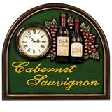 RAM Game Room Cabernet Sauvignon Clock Wall D&Atilde;�&Acirc;&copy;cor