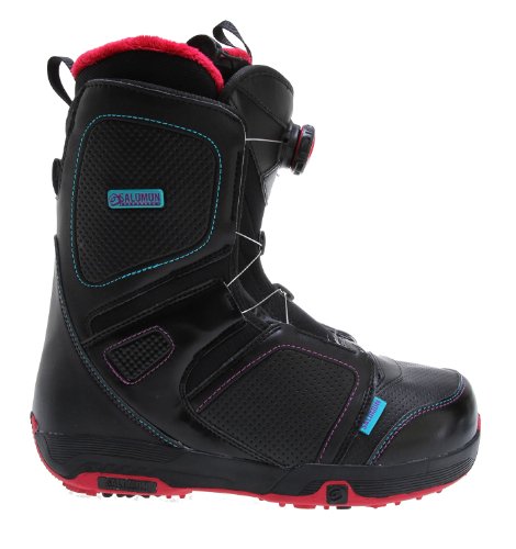 Salomon Pearl Boa Snowboard Boots Black Womens Sz 8 5 | Desertcart