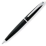 Cross ATX Basalt Black Ball-Point Pen with Chrome Plated Appointments