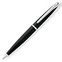 Cross ATX Basalt Black Ball-Point Pen with Chrome Plated Appointments