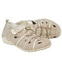 s.OLIVER KIDS, Kinder Leder Sneaker mit Klett, Slip On Sandale, sand beige