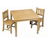 Guidecraft Hardwood Mission Table and Chairs Set